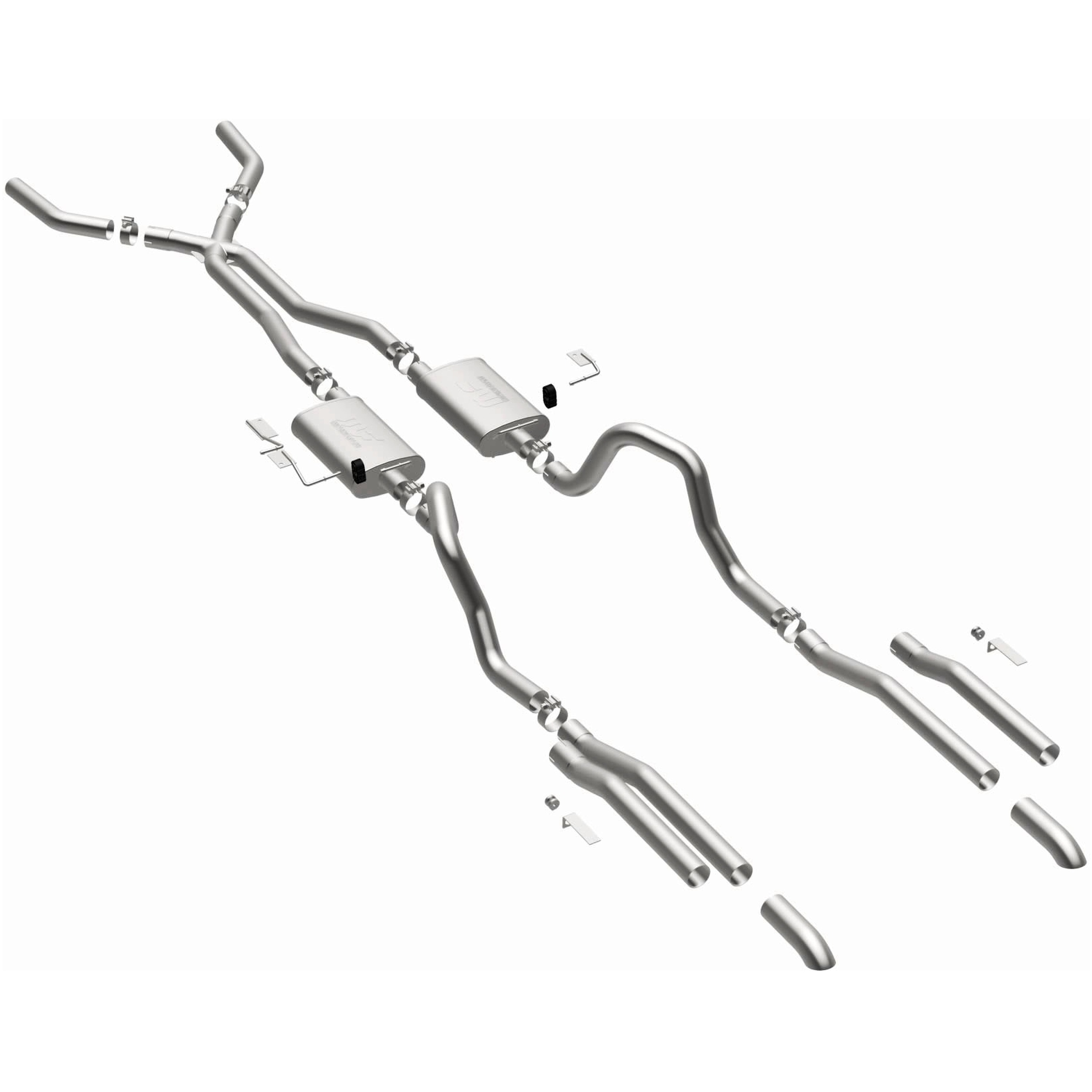 MagnaFlow Exhaust Products 19303 Street Series Stainless Crossmember-Back System